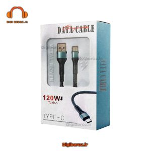 کابل تبدیل USB به USB-C دیتا مدل 120w طول 1 متر