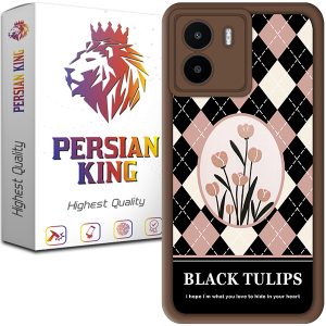 کاور پرشین کینگ مدل TULIPS مناسب گوشی شیائومی Redmi 13C / Poco C65