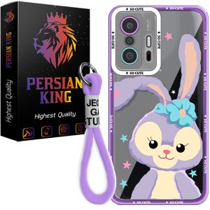 کاور پرشین کینگ مدل RBT22 مناسب برای گوشی موبایل شیائومی Mi 11T / 11T Pro به همراه بند
