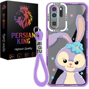 کاور پرشین کینگ مدل RBT22 مناسب برای گوشی موبایل هوآوی P30 Pro به همراه بندآویز
