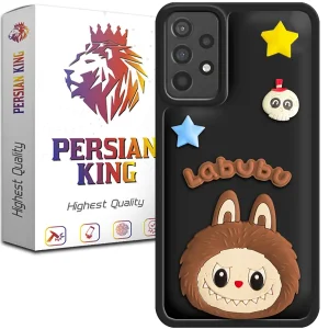 کاور گوشی پرشین کینگ مدل Labubu-Blk برای گوشی سامسونگ Galaxy A52 / A52S